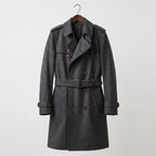 Buy Sherlock Holmes Wool Trench Coat | Men's Double Breasted Victorian Overcoat