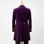 Deep Purple Velvet Victorian Tailcoat | Men's Steampunk Gothic Prince Costume Jacket - Timber AND Hide