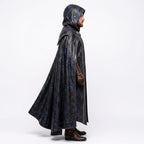 Men's Shadowed Ranger Leather Cloak | Medieval Hooded Cape, Fantasy LARP Costume