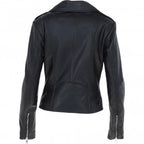 Women's Classic Moto Leather Jacket