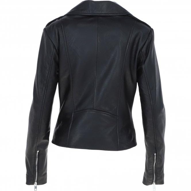 Women's Classic Moto Leather Jacket