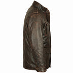 Timber AND Hide Vintage Field Leather Jacket Military Inspired –Bomber Leather Jackets for Men