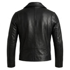 Ezra Black Leather Jacket - Men Leather Jacket Black - Timber AND Hide