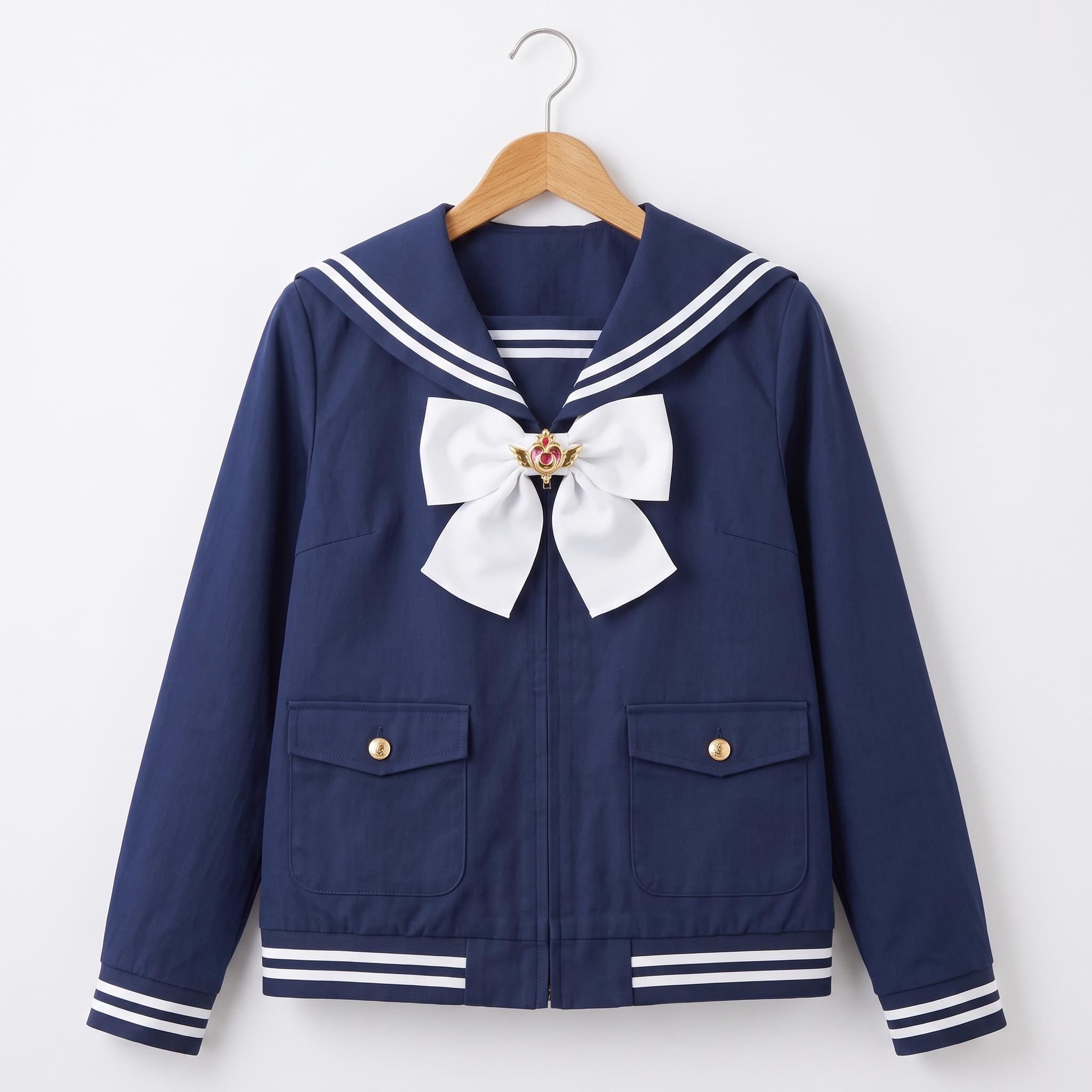 Women's Sailor Moon Jacket | Pretty Guardian Since 1992 Navy Bomber