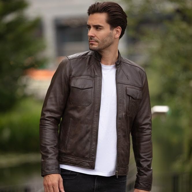 Men's Classic Leather Jacket