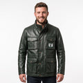 Green Leather Deku Cosplay Jacket | My Hero Academia Plus Ultra Anime Coat - Timber AND Hide