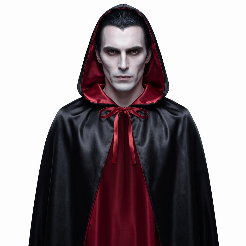 Hooded Halloween Cosplay Costume | Dracula Cloak | Gothic Vampire Costume Cape - Timber AND Hide