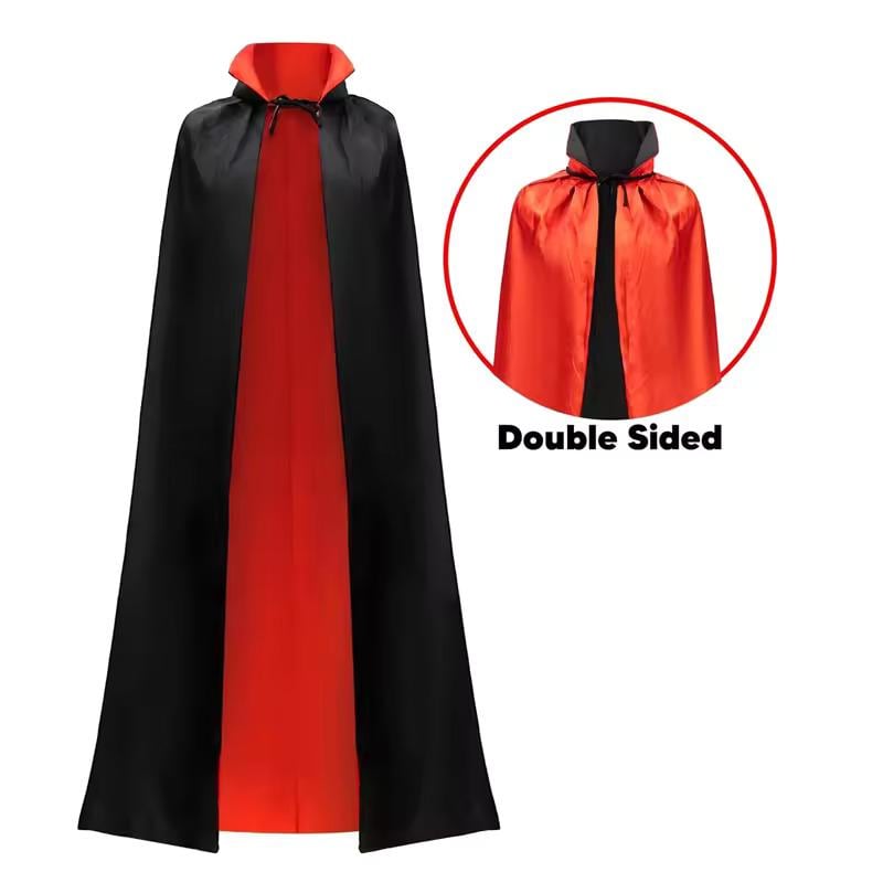 Hooded Halloween Cosplay Costume | Dracula Cloak | Gothic Vampire Costume Cape - Timber AND Hide