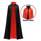 Hooded Halloween Cosplay Costume | Dracula Cloak | Gothic Vampire Costume Cape - Timber AND Hide