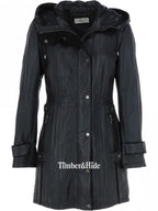 Hooded Leather Coat For Women - Timber AND Hide