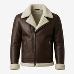 Hudson Leather Brown Jacket - Men Leather Jacket Brown - Timber AND Hide
