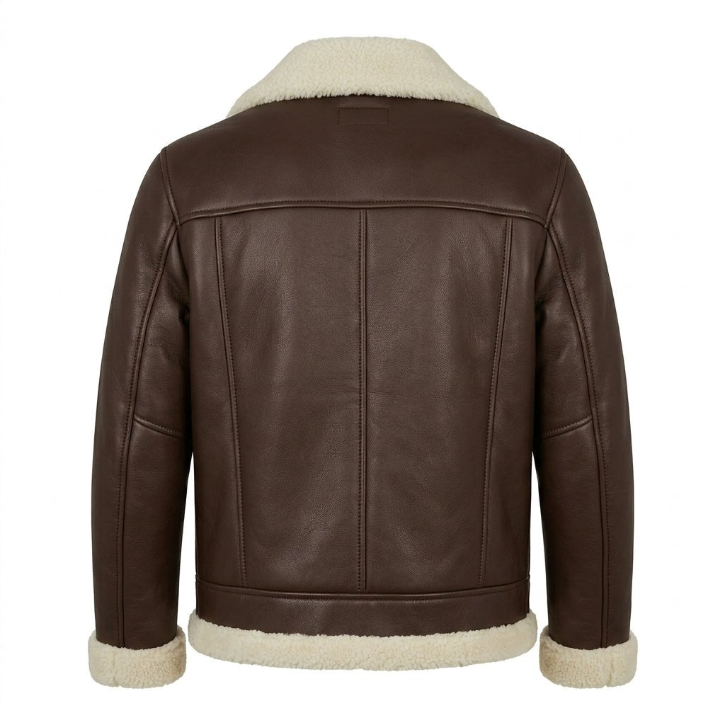 Hudson Leather Brown Jacket - Men Leather Jacket Brown - Timber AND Hide