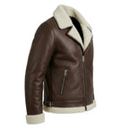 Hudson Leather Brown Jacket - Men Leather Jacket Brown - Timber AND Hide