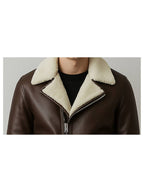 Hudson Leather Brown Jacket - Men Leather Jacket Brown