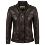 Isabella Women’s Black Leather Jacket - Timber AND Hide