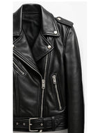 Louis Black Leather Jacket - Men Leather Jacket Black