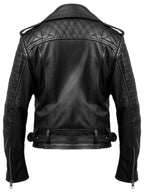 Men’s Black Biker Leather Jacket - Biker Jacket For Men
