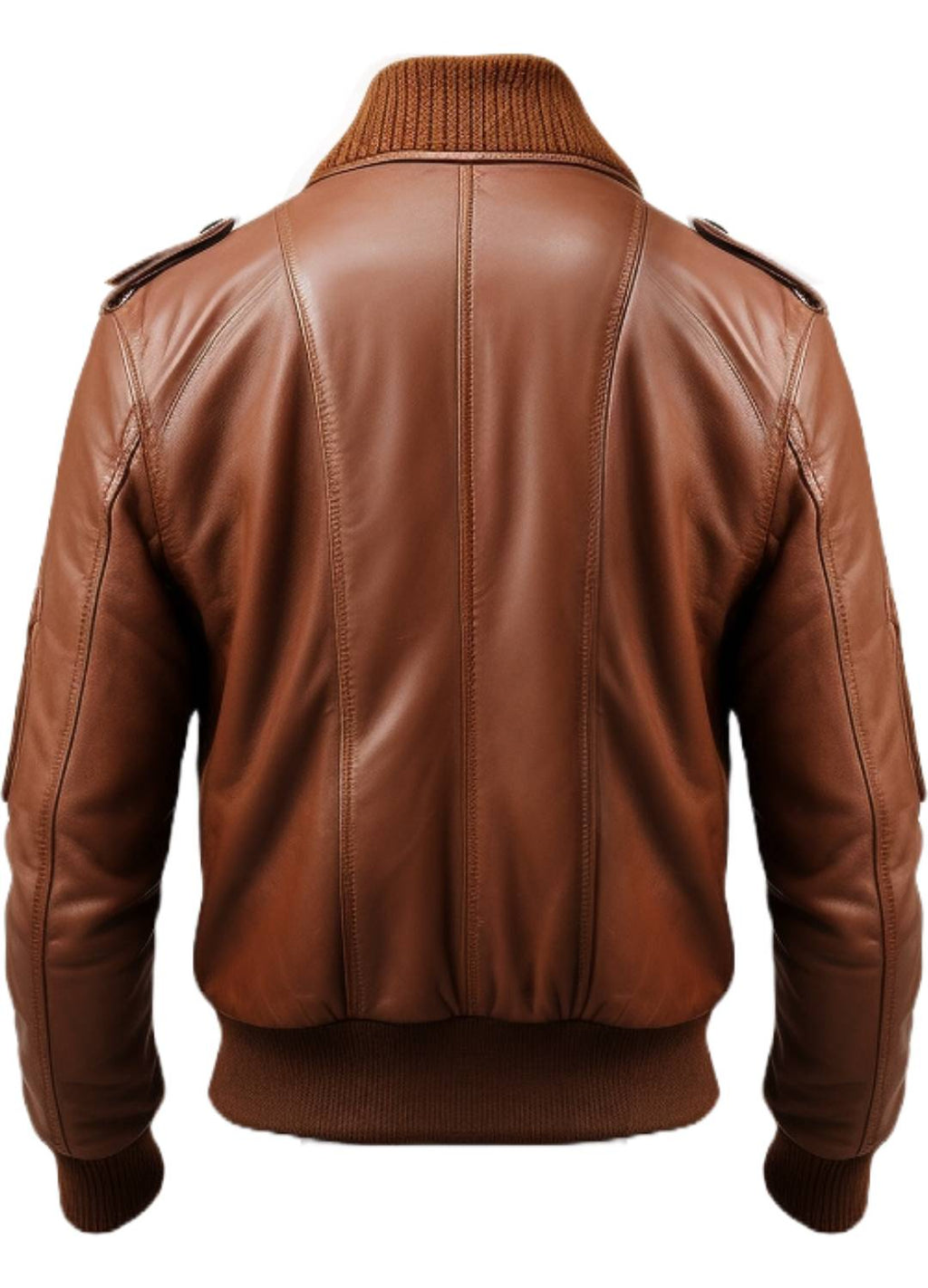 Men’s Aviator Brown Leather Jacket
