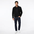 Men’s Black Suede Leather Jacket – Leather Jacket for Men - Timber AND Hide