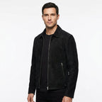 Men’s Black Suede Leather Jacket – Leather Jacket for Men - Timber AND Hide