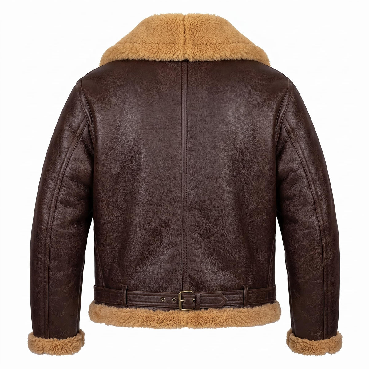 Men's Classic RAF Aviator Sheepskin Leather Dean Winchester Jacket - Timber AND Hide