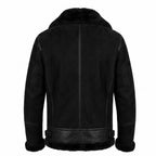 Men's Genuine Sheepskin B3 Bomber Jacket | Suede Shearling Aviator Coat - Timber AND Hide
