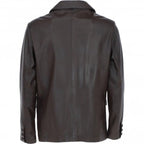 Men's Leather Blazer Notch Collar - Timber AND Hide