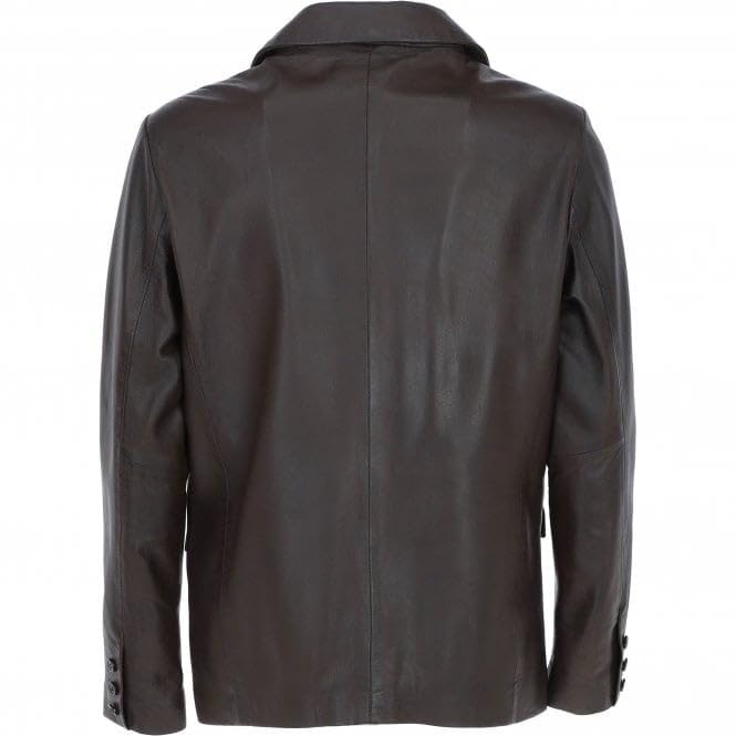 Men's Leather Blazer Notch Collar - Timber AND Hide
