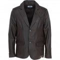 Men's Leather Blazer Notch Collar - Timber AND Hide