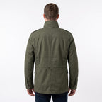 Men's Leon Kennedy Green Cotton Utility Coat | Military Style Men's Field Jacket (Cosplay) - Timber AND Hide
