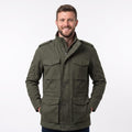 Men's Leon Kennedy Green Cotton Utility Coat | Military Style Men's Field Jacket (Cosplay) - Timber AND Hide
