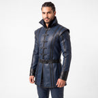 Men's Medieval Leather Warrior Set | Renaissance LARP Fantasy Tunic Cosplay Armor - Timber AND Hide