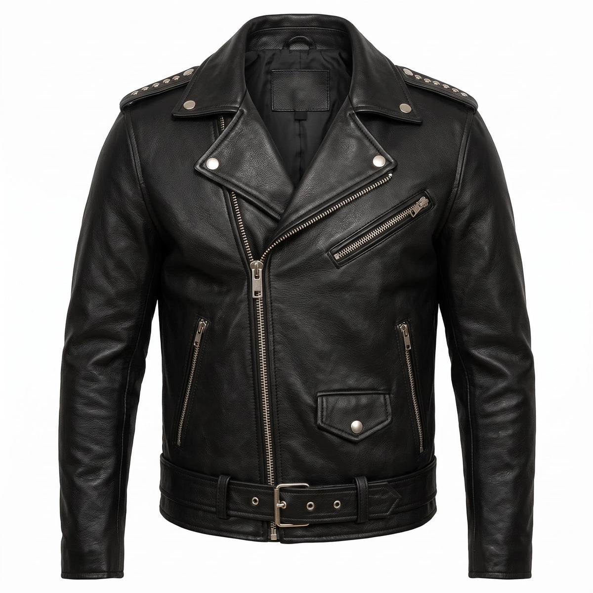 Men's Motorhead Rock Band Leather Biker Jacket | Heavy Metal Rock Style Concert Outfit - Timber AND Hide