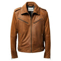 Men’s Suede Leather Jacket – Camel Brown - Timber AND Hide