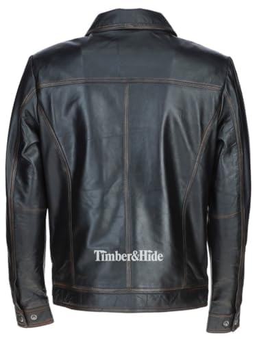 Men's tan leather bomber Jacket - Timber AND Hide