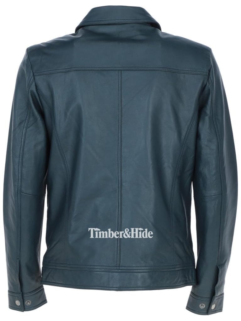 Men's tan leather bomber Jacket - Timber AND Hide