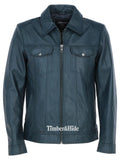 Men's tan leather bomber Jacket - Timber AND Hide