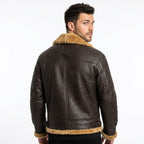 Men’s Trending B3 Bomber Shearling Leather Jacket - Timber AND Hide