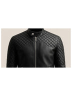 Ollie Black Leather Jacket - Men Leather Jacket Black
