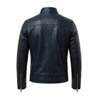 Reggie Black Leather Jacket - Men Leather Jacket Black - Timber AND Hide
