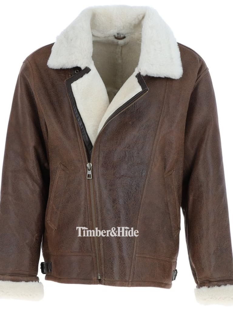 Sheepskin Bomber Jacket - Timber AND Hide