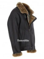 Sheepskin Bomber Jacket - Timber AND Hide