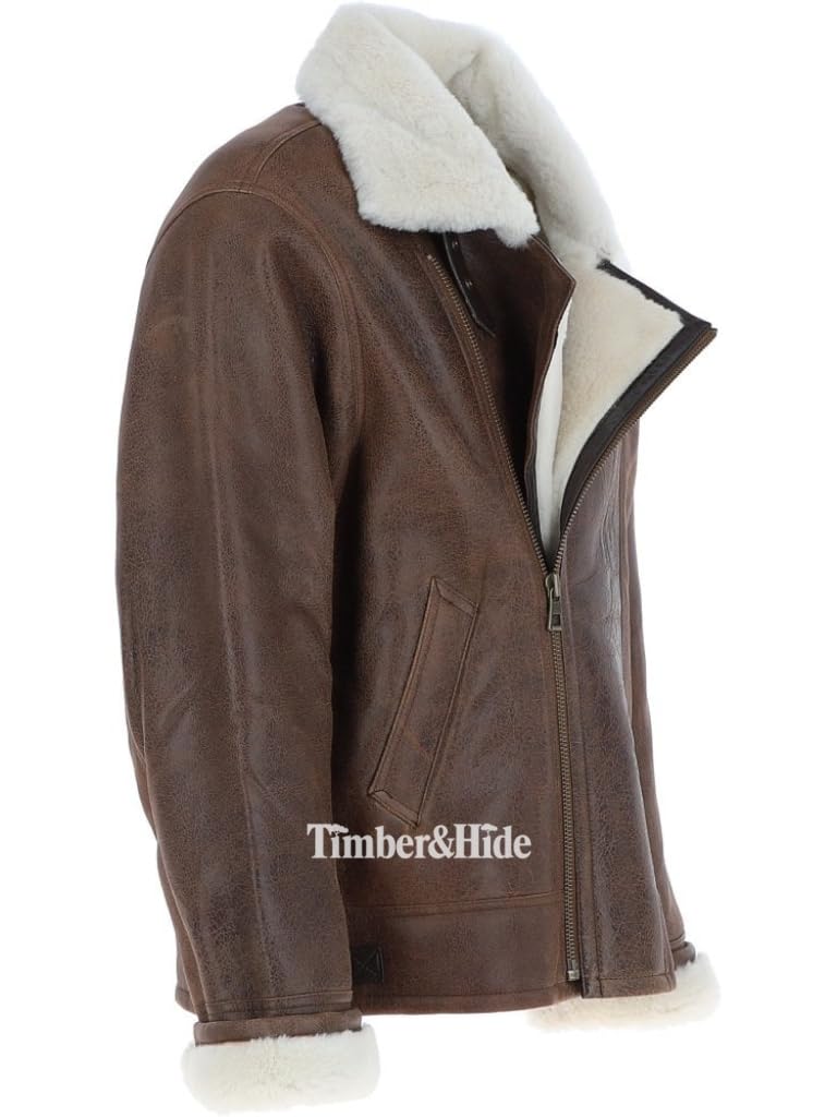 Sheepskin Bomber Jacket - Timber AND Hide