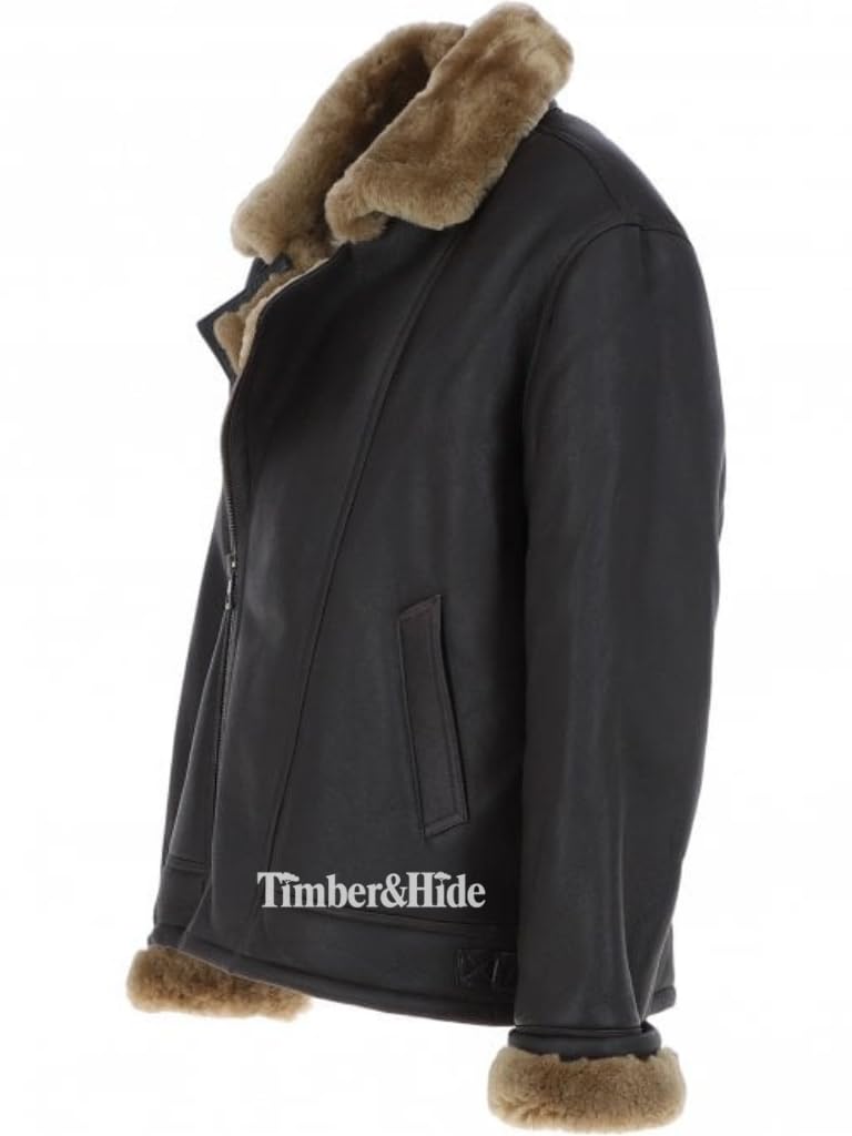 Sheepskin Bomber Jacket - Timber AND Hide