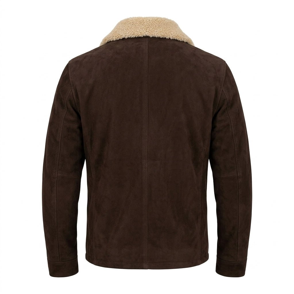 Stylish Brown Suede soft leather jacket - Timber AND Hide