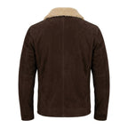 Stylish Brown Suede soft leather jacket - Timber AND Hide