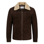 Stylish Brown Suede soft leather jacket - Timber AND Hide