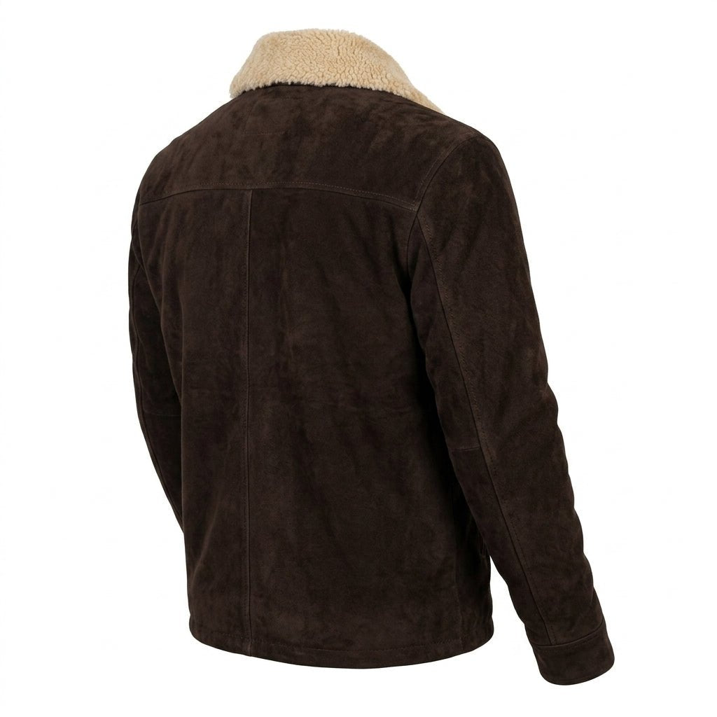 Stylish Brown Suede soft leather jacket - Timber AND Hide