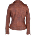 Stylish Women's Biker Jacket - Timber AND Hide