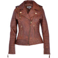 Stylish Women's Biker Jacket - Timber AND Hide